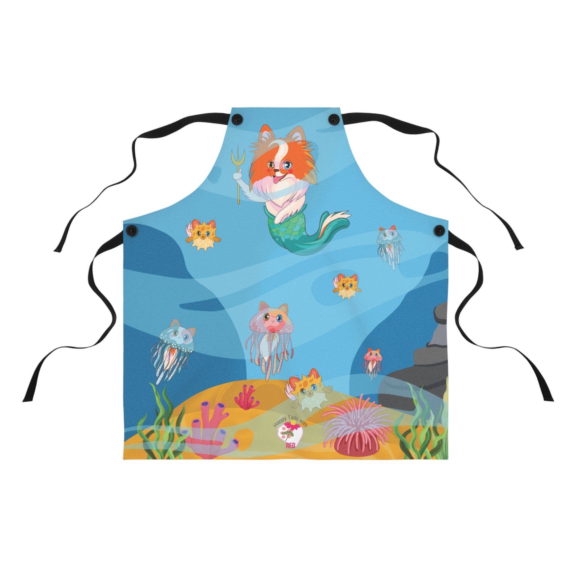 🧜REDMAID OF THE SEA APRON