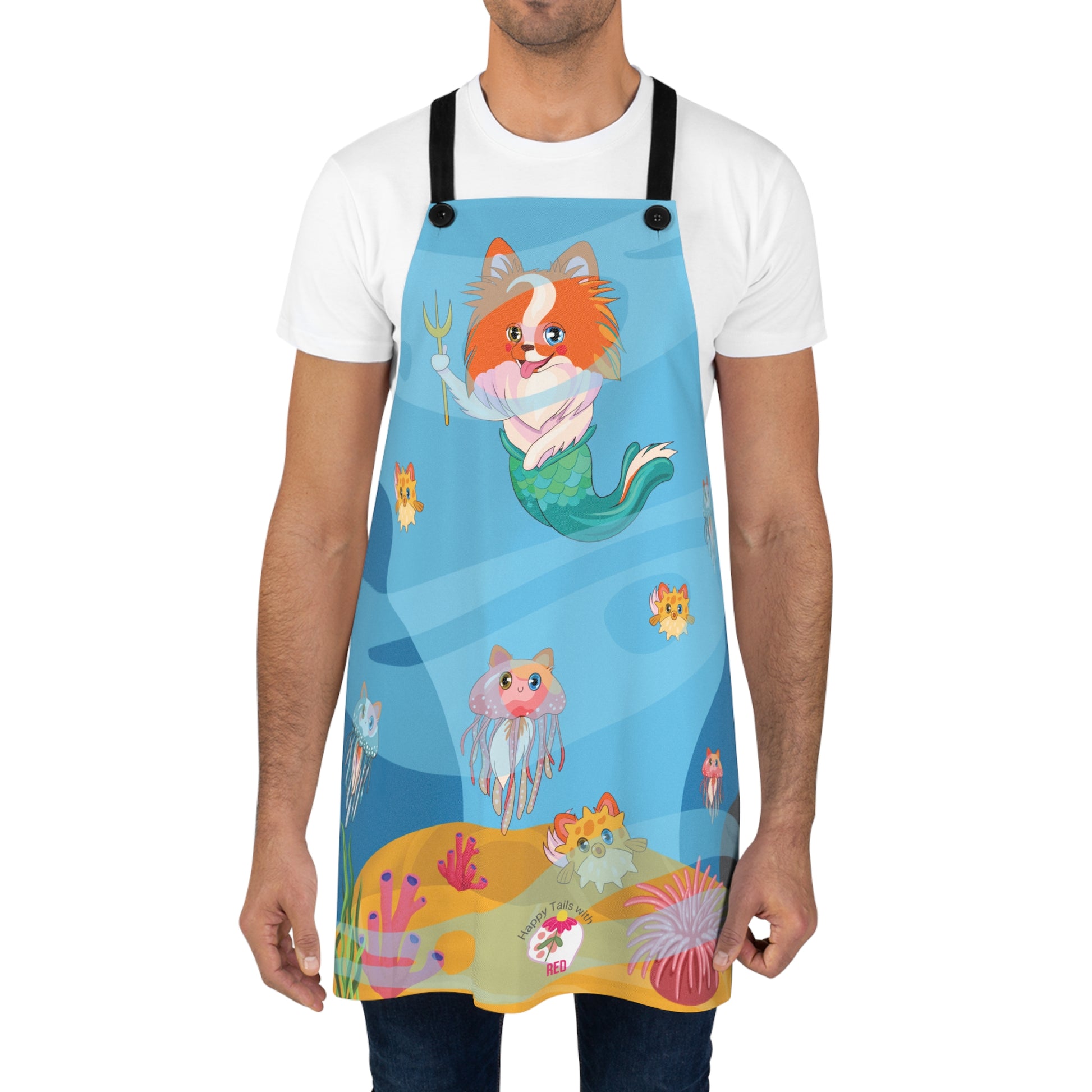 🧜REDMAID OF THE SEA APRON